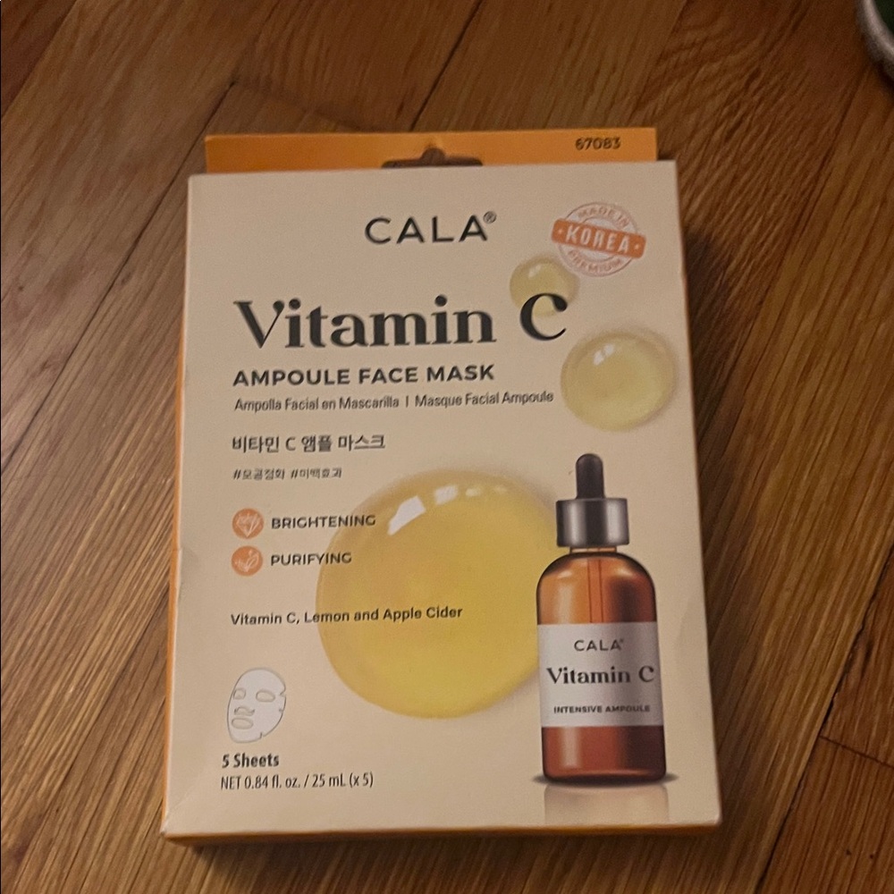 Vitamin C Ampoule Face Mask - Orange